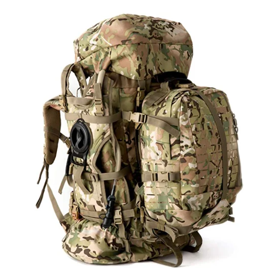 Mochila tática militar militar impermeável ao ar livre para caminhadas em tecido Oxford profissional