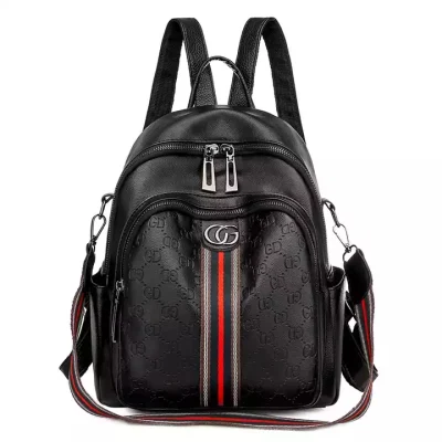 Atacado Mochila de Couro PU Bolsa Feminina Elegante Mochila Escolar Meninas