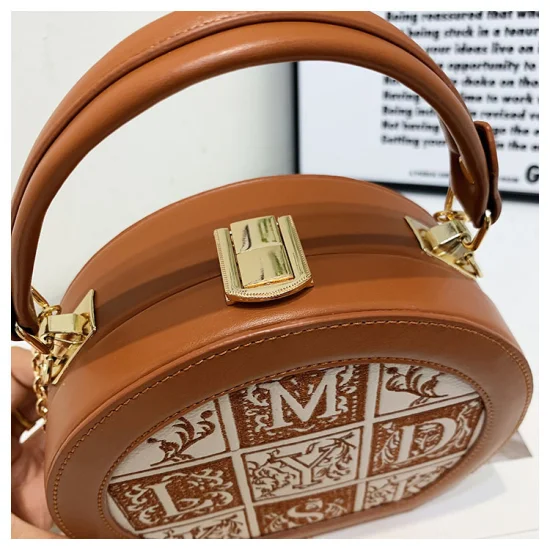 Bolsa tiracolo de couro legítimo feminina Bolsa de couro hobo