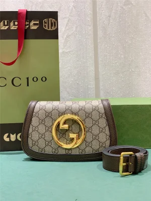 Bolsa de ombro G$G de luxo para mulheres, marca feminina, mensageiro, tiracolo, couro genuíno, réplicas de bolsas de design por atacado