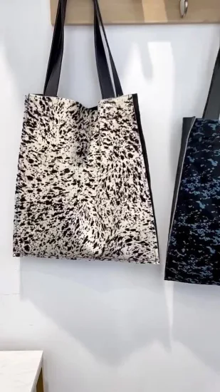 Bolsa tiracolo feminina retrô personalizada em couro PU genuíno retrô